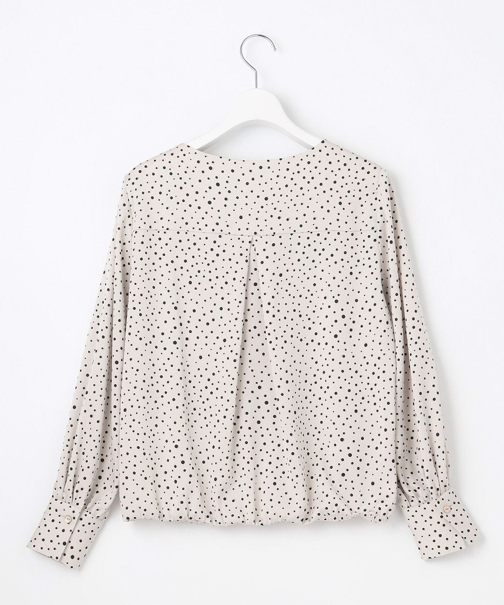 自由区 【洗える】TOROクルーネック ブラウス 