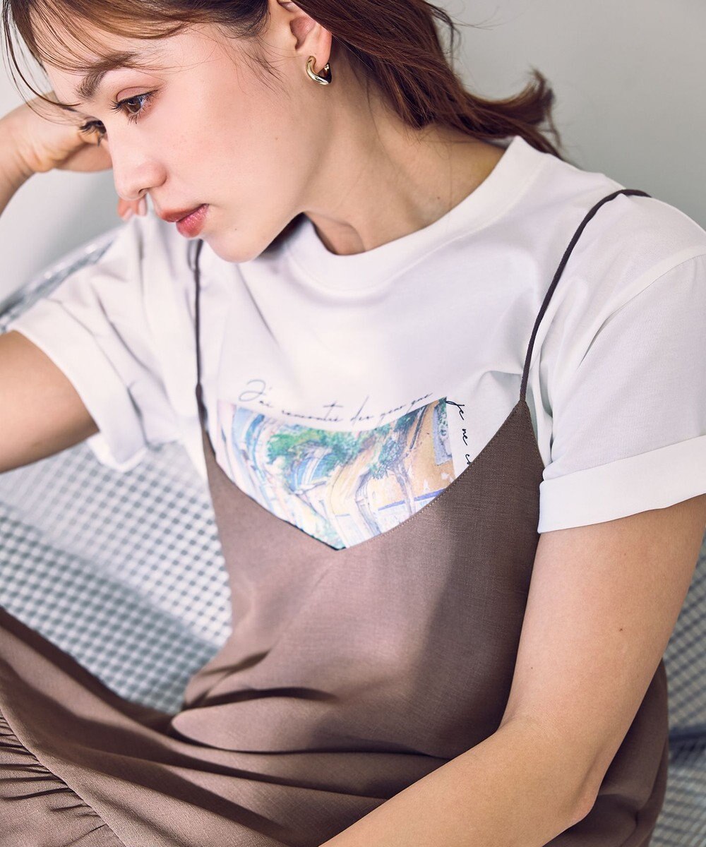 ANY アソートロゴラウンドヘムTシャツ 