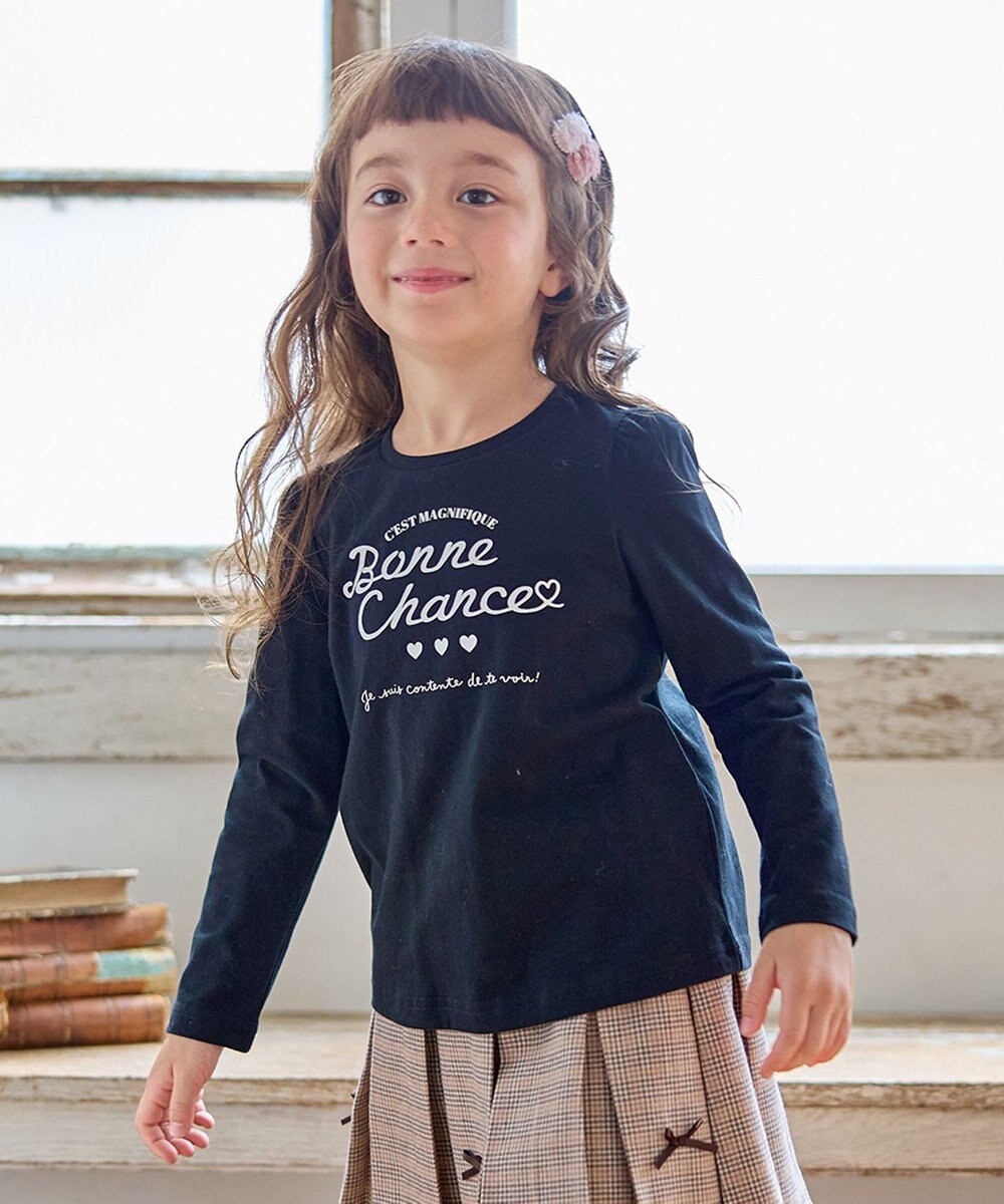 ANY KIDS 【WEB限定】7days プリント 長袖Tシャツ 