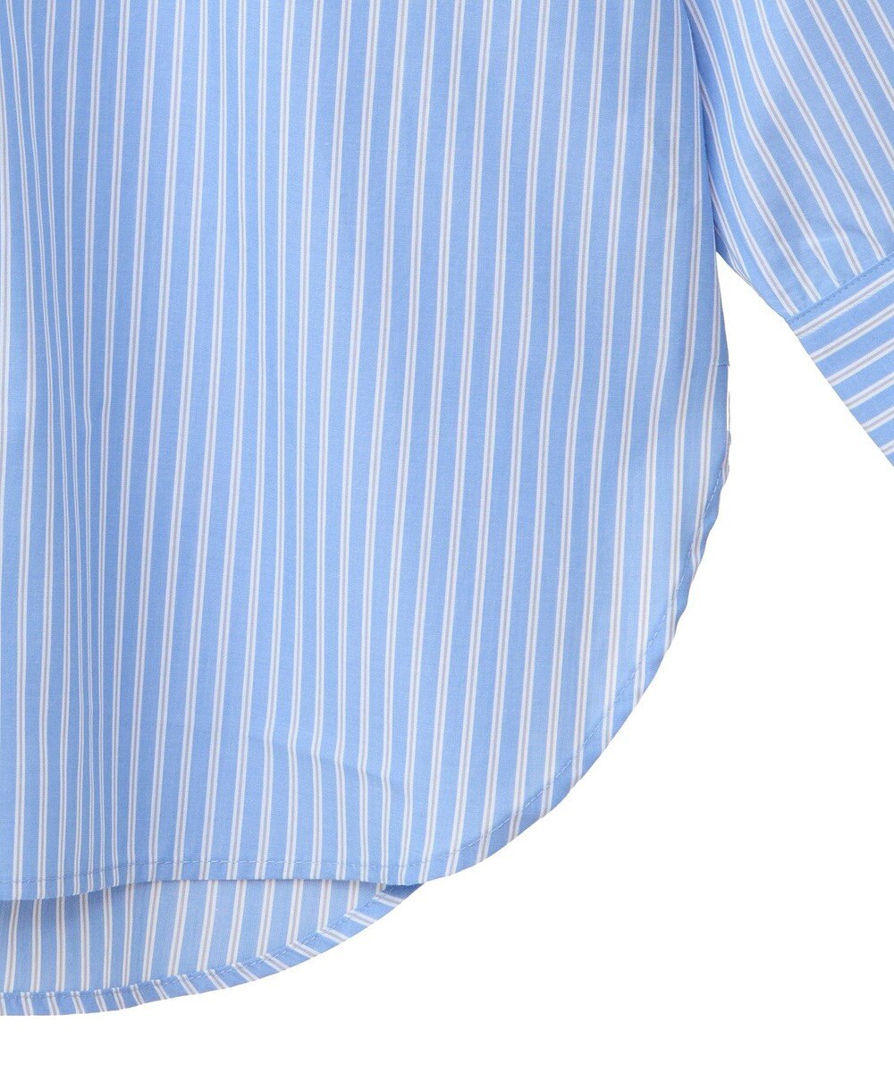 Green Parks イージーケアストライプシャツ 