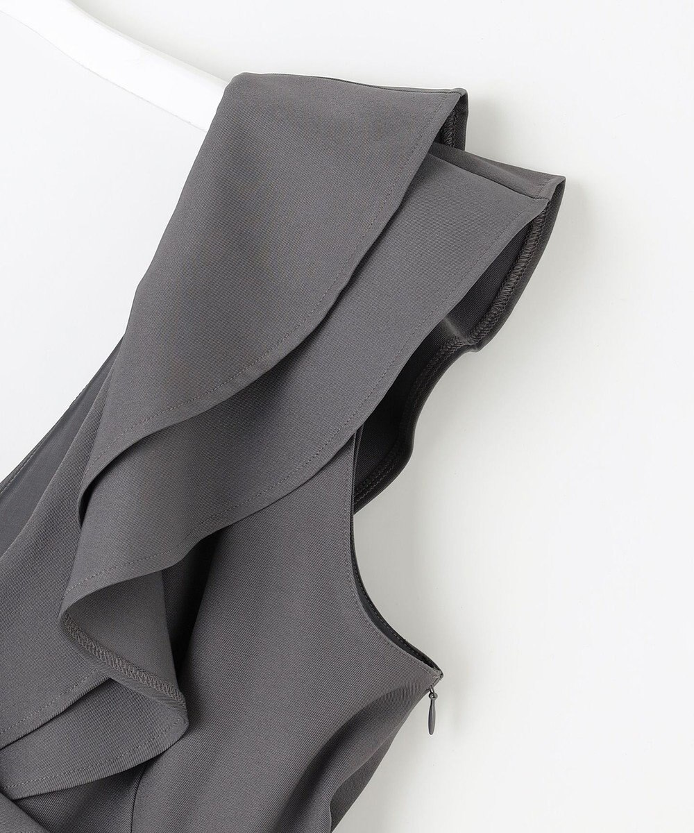 Feroux フリルデザイン サロペット パンツ 