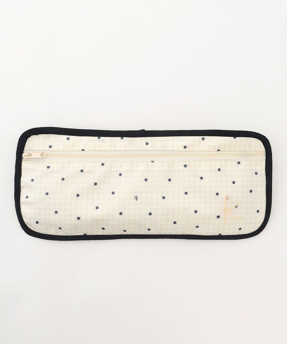 組曲 KIDS gingham K heart エプロン 