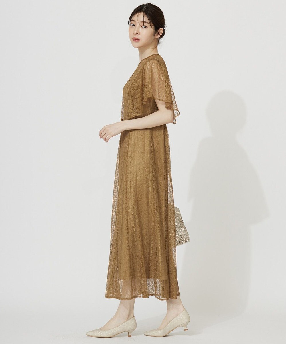 ANY SIS 【洗える】ストライプレーシー ドレス 