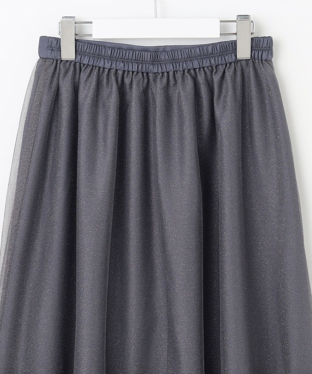 Feroux 【洗える】ラメチュール スカート 