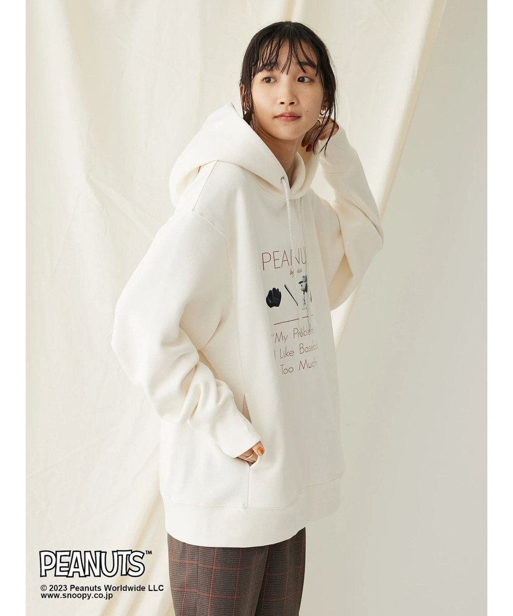 CRAFT STANDARD BOUTIQUE ＰＥＡＮＵＴＳ裏起毛スウェットパーカー 