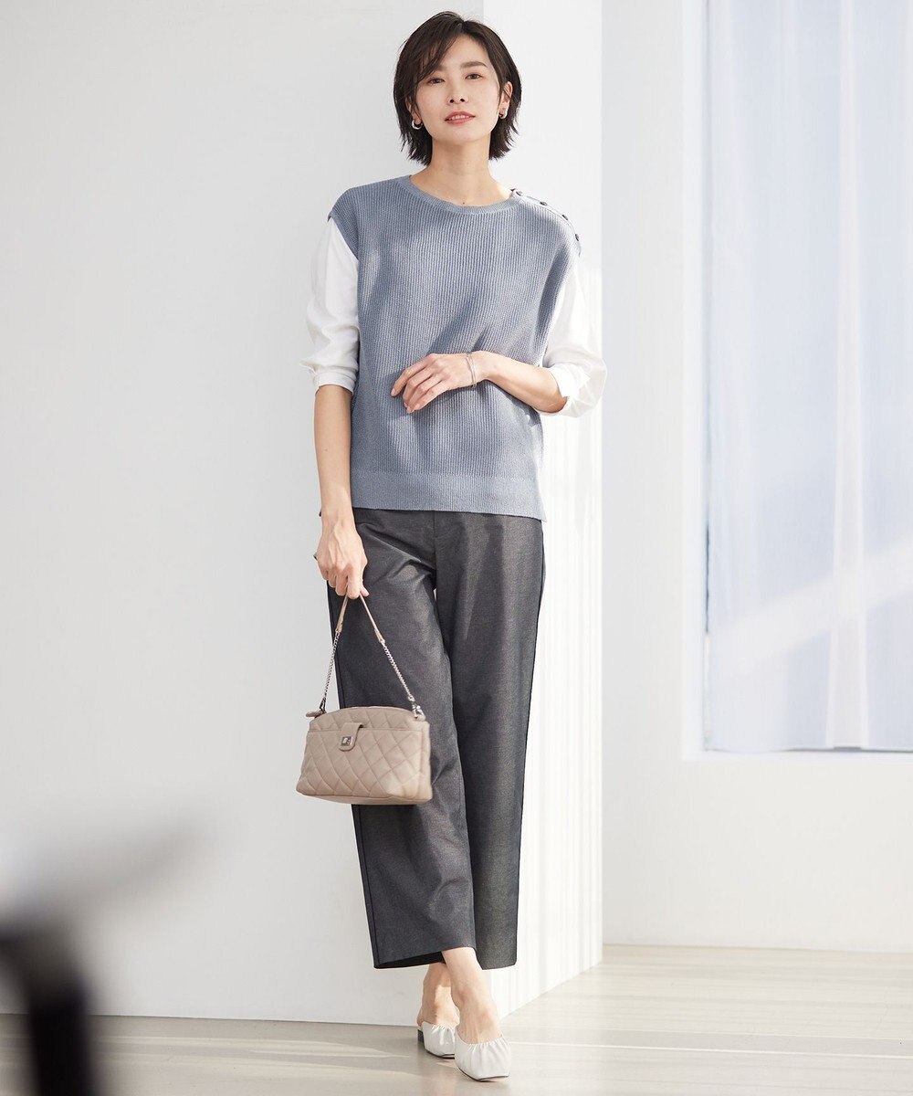 J.PRESS LADIES 【WEB限定】 ギャザー ミュール 