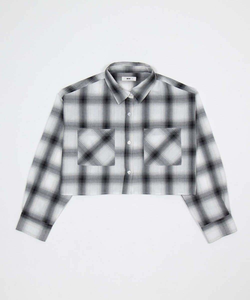 WEGO ショートチェックシャツ 