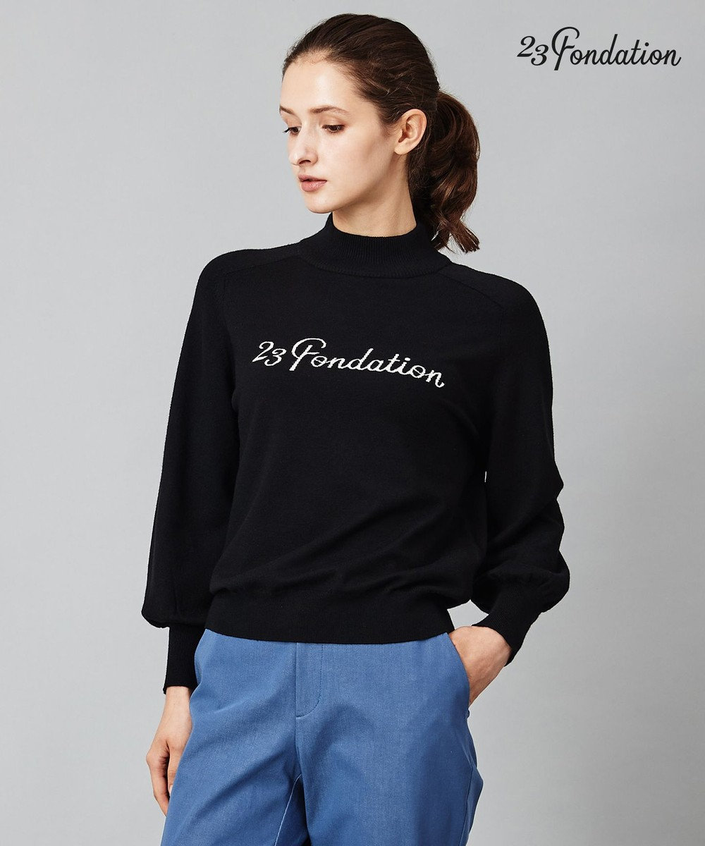 WOMEN】【23Fondation/WEB&一部店舗限定】レーヨンスチレッチロゴ