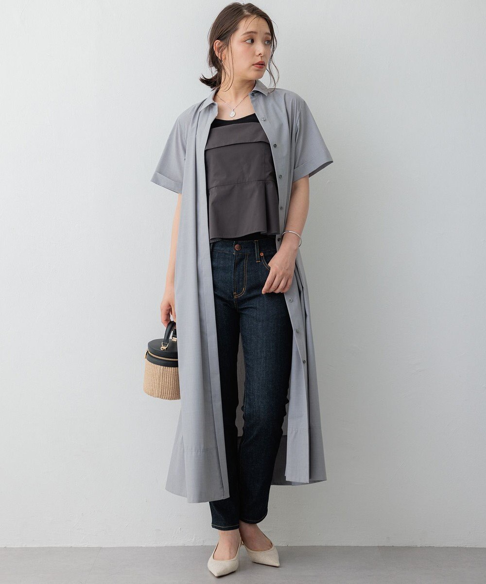 23区 S 【CLASSY.コラボ】ビスチェコンビ シャツワンピース 