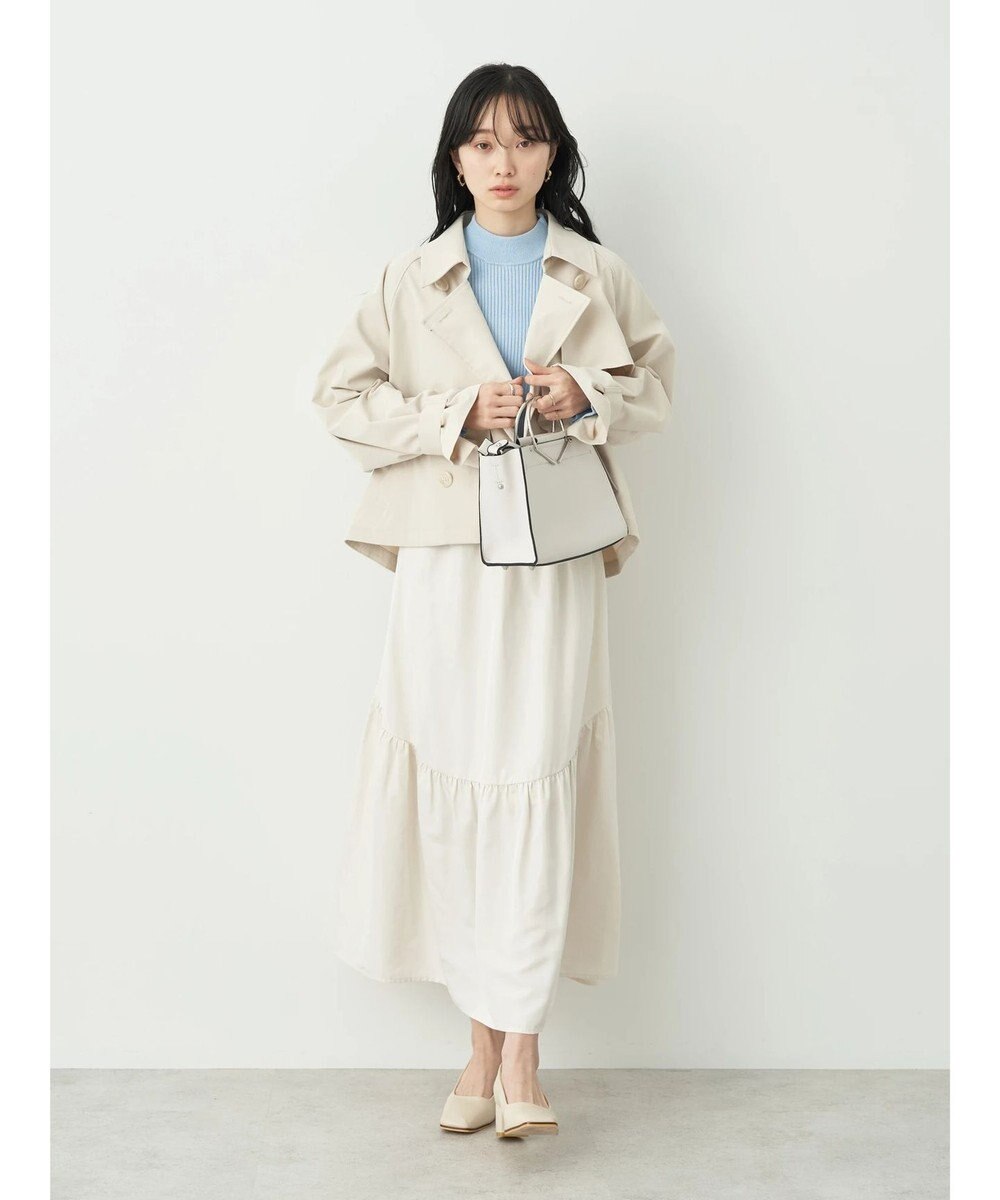 earth music&ecology ショートトレンチコート 