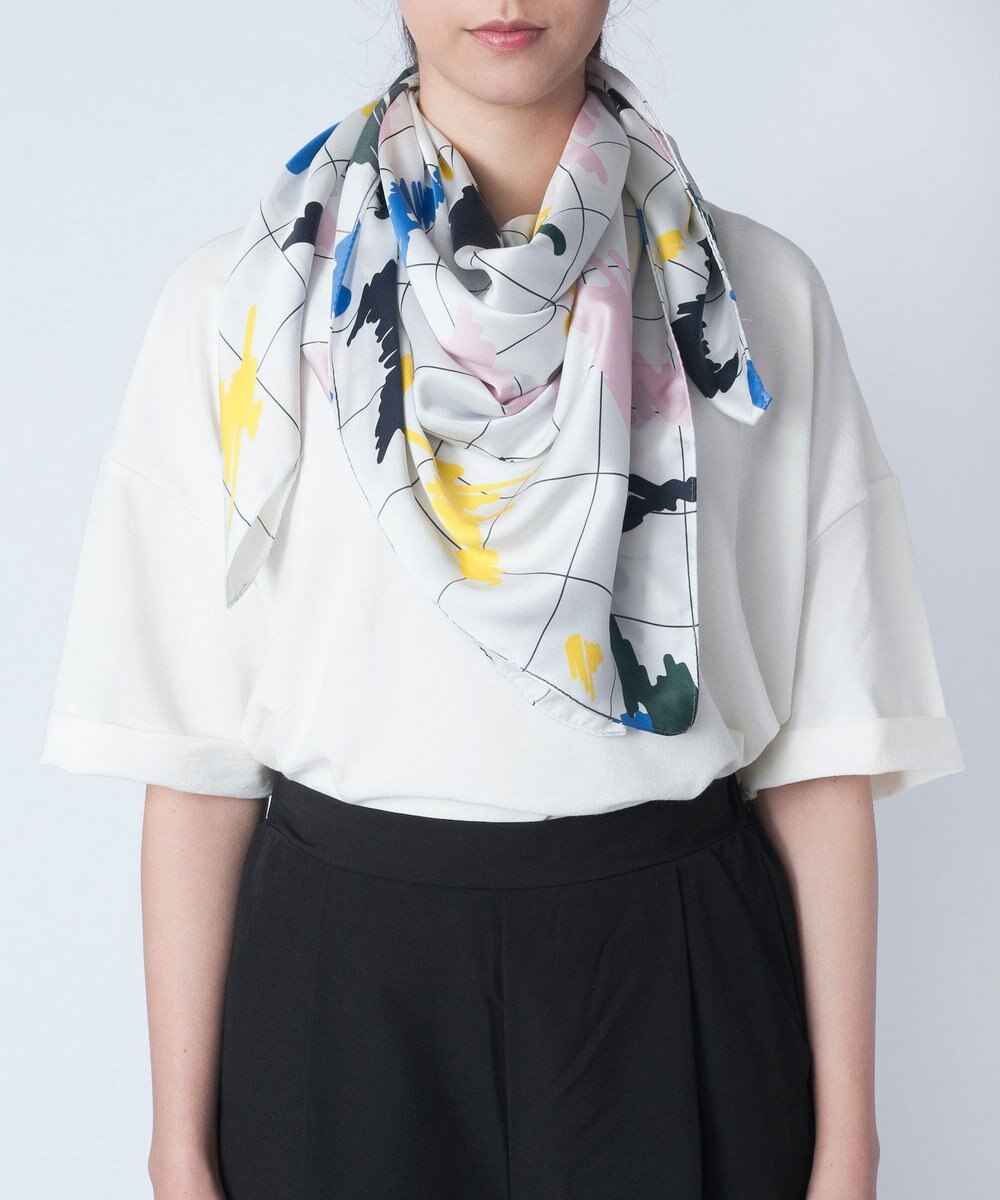 TRICOTE SILK SCARF/シルクスカーフ 