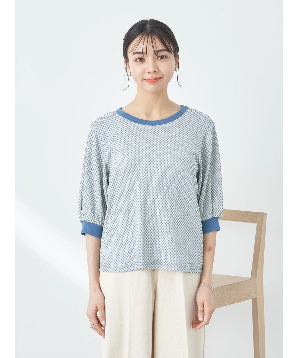 earth music&ecology ギンガムパフＴＥＥ 