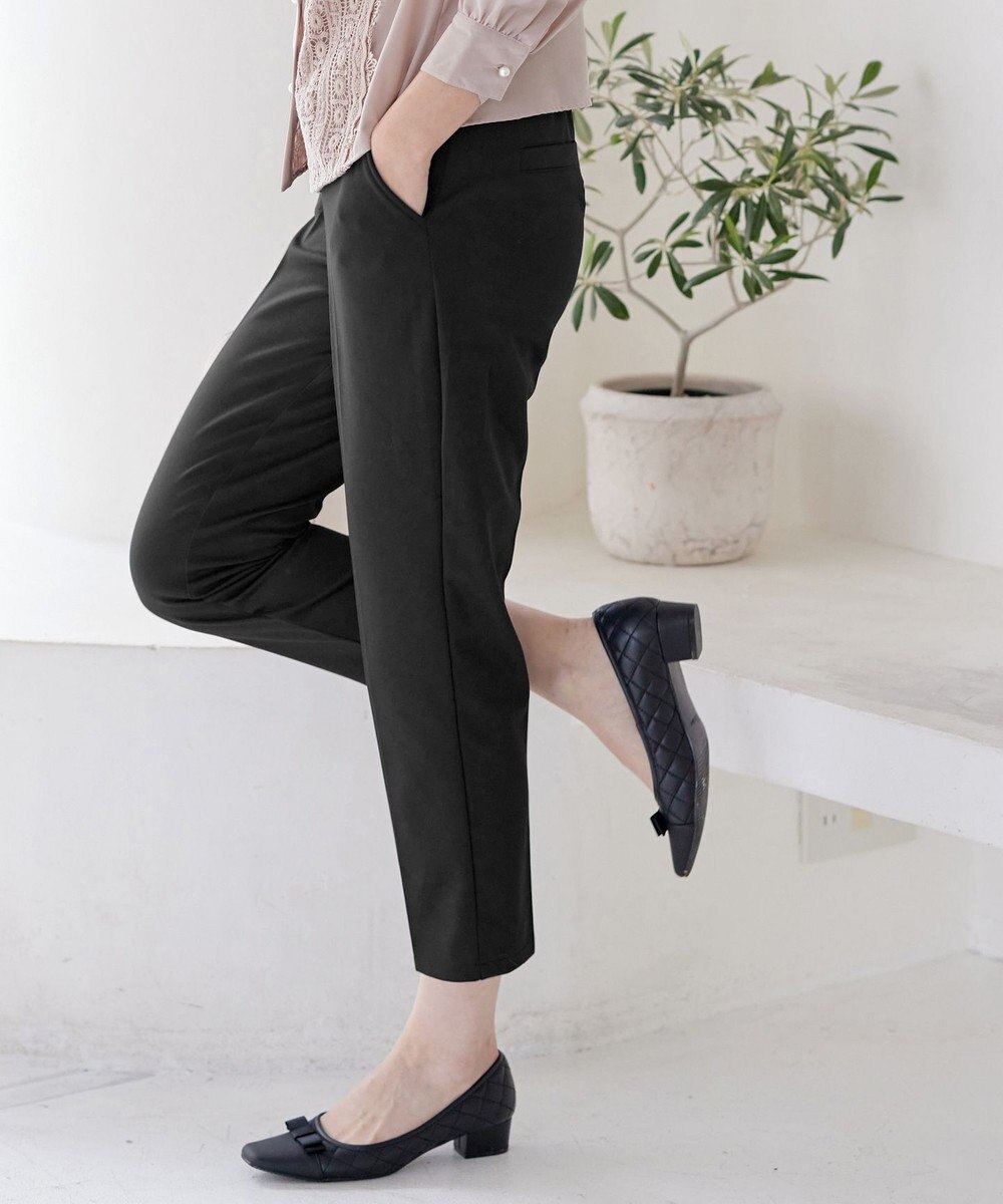 Tiaclasse L 【UVカット・吸水速乾】 “きれい見え” カットソーテーパードパンツ 