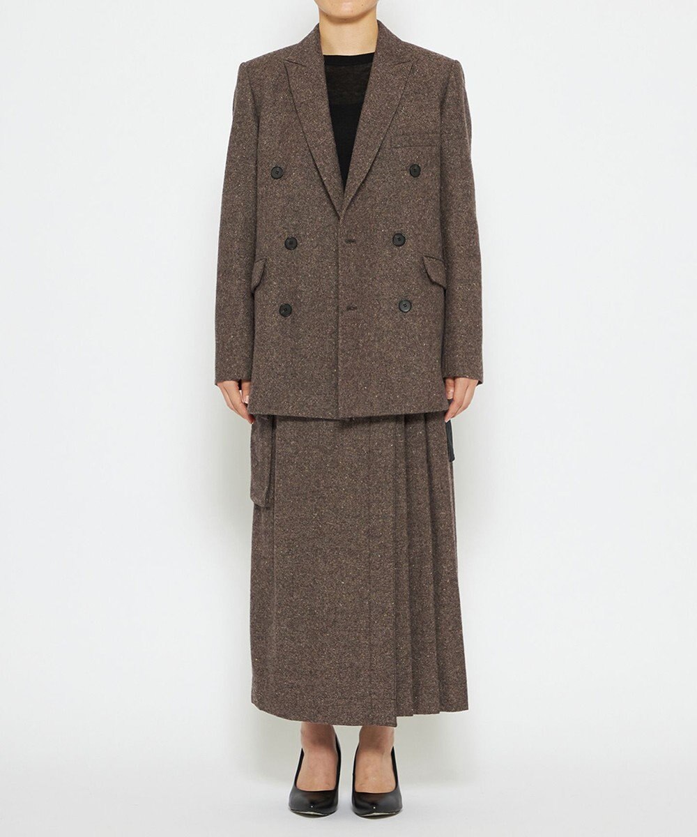 uncrave ネップツイード スカート（uncrave WHITE） 