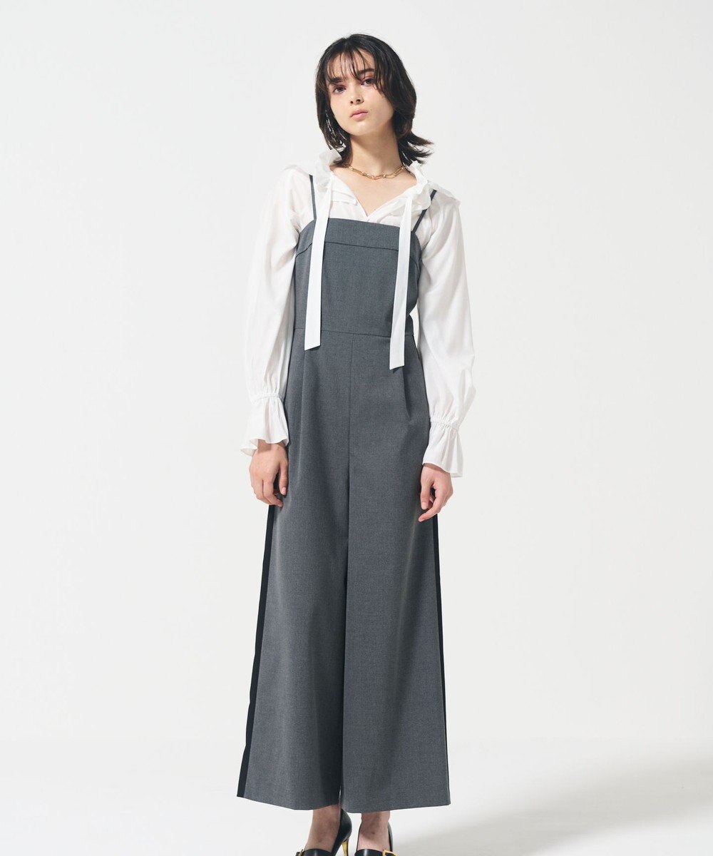 GRACE CONTINENTAL サイドラインサロペ 