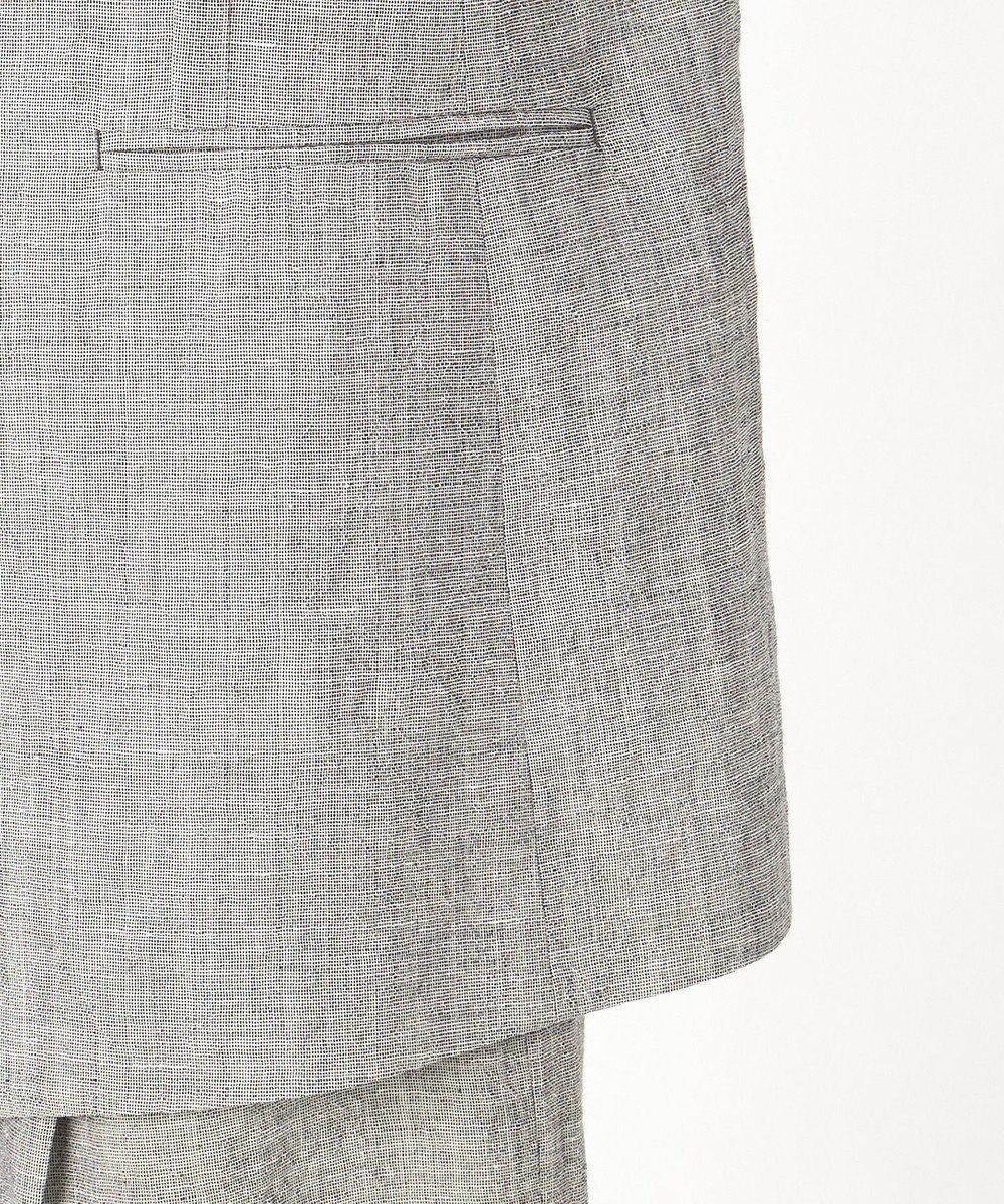23区 【GOLD LABEL】ウールリネン ノーカラー ジャケット 