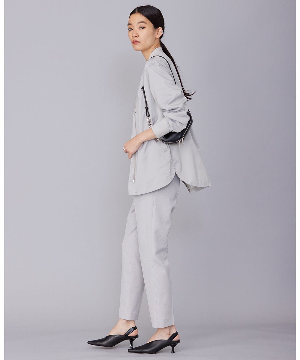 ICB L 【洗える】ライトマットサテン MA－1ジャケット 