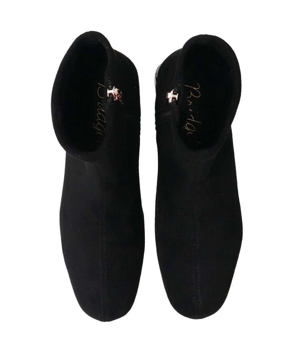 Bridget Birkin 【Bridget Birkin】パールチェーンヒールストレッチショートブーツ 