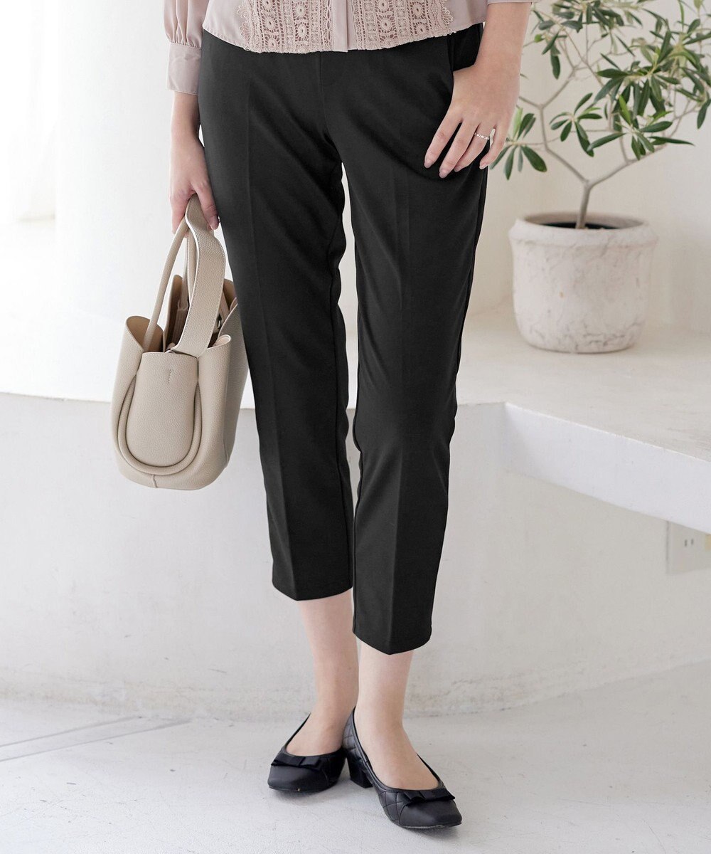 Tiaclasse L 【UVカット・吸水速乾】 “きれい見え” カットソーテーパードパンツ 
