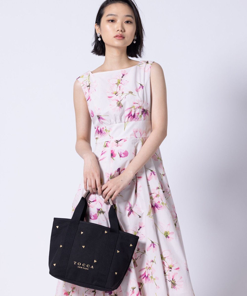 TOCCA 【大人百花コラボカラー有・WEB＆一部店舗限定】LUCKY SHOWER CANVASTOTE キャンバス トートバッグ 