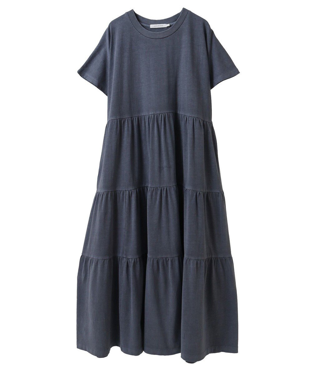 AMERICAN HOLIC 【選べる丈】加工ティアードワンピース 