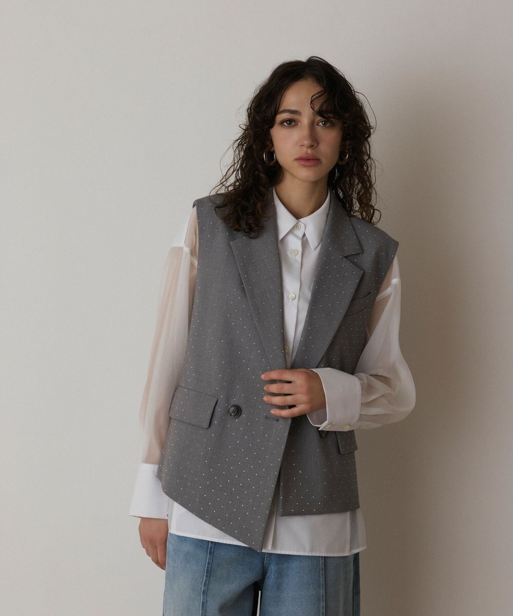 GRACE CONTINENTAL イレヘムビジュージレジャケット 