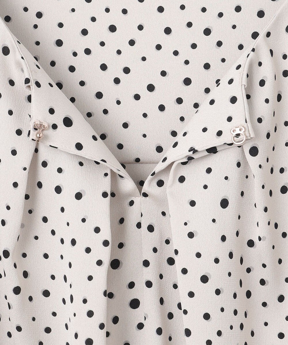 自由区 【洗える】TOROクルーネック ブラウス 