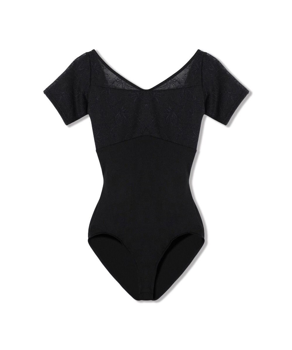 Chacott ハーフスリーブレオタード 