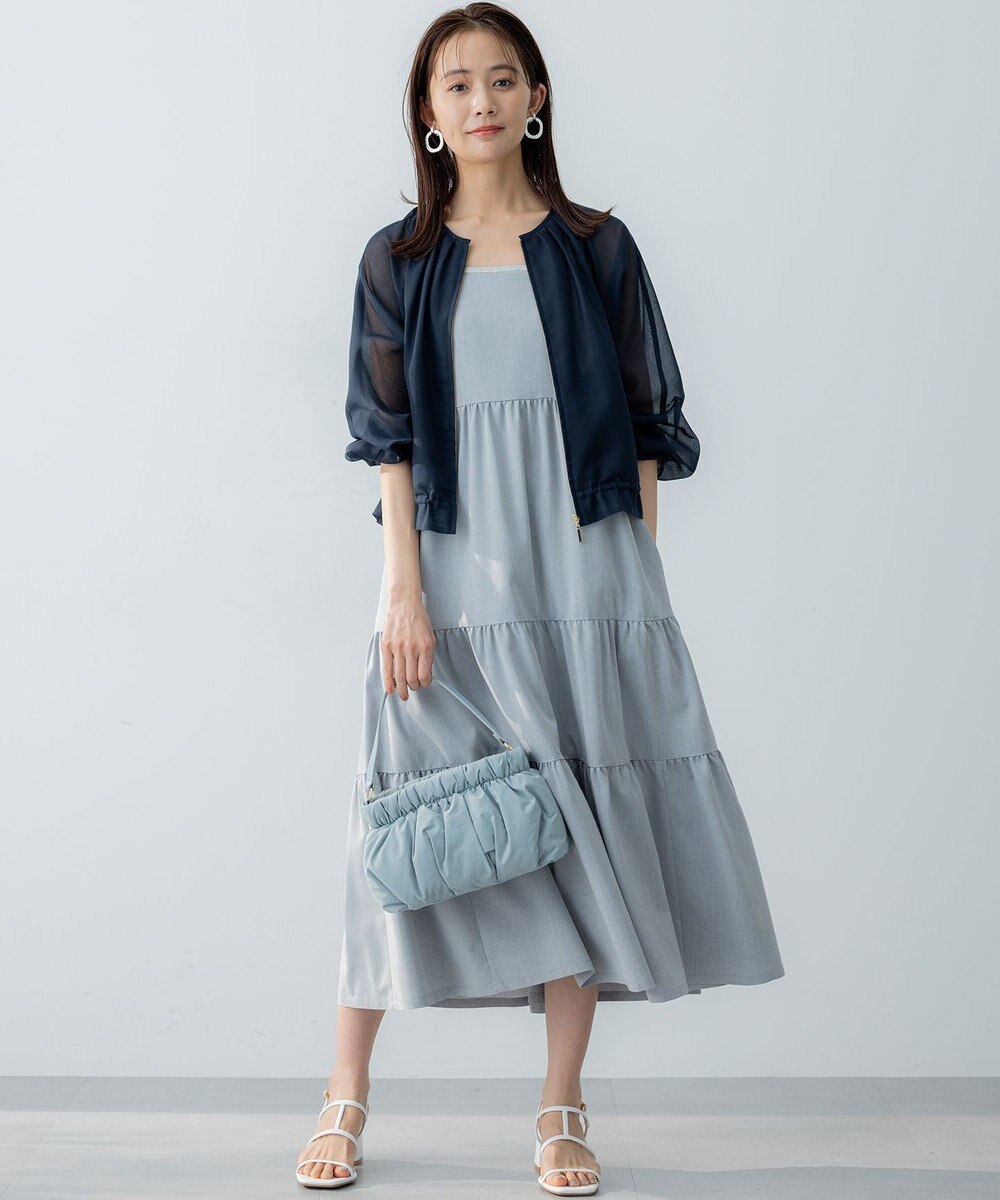 組曲 L カラーボイルノーカラー ブルゾン 