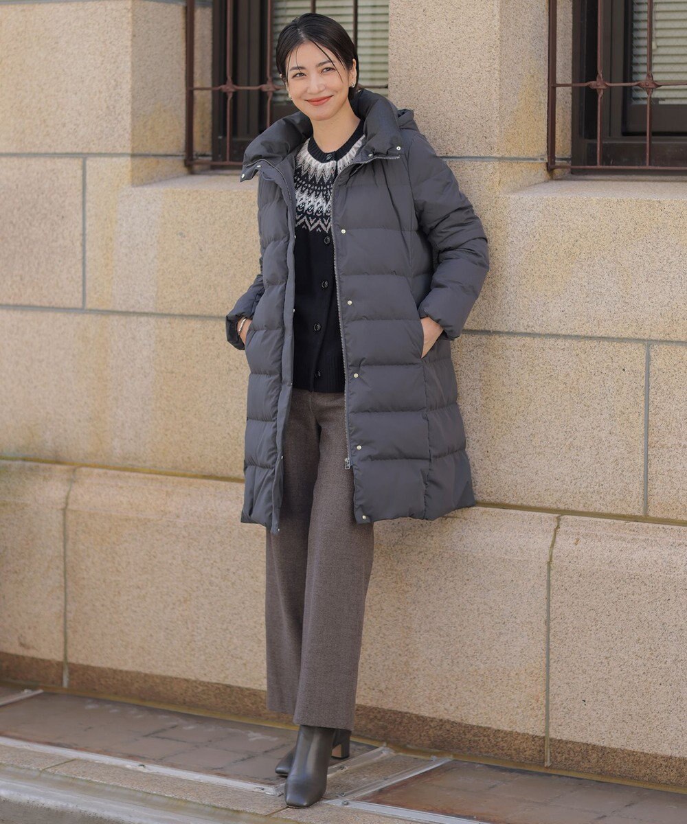 J.PRESS LADIES L FAIR ISLE ニット カーディガン 