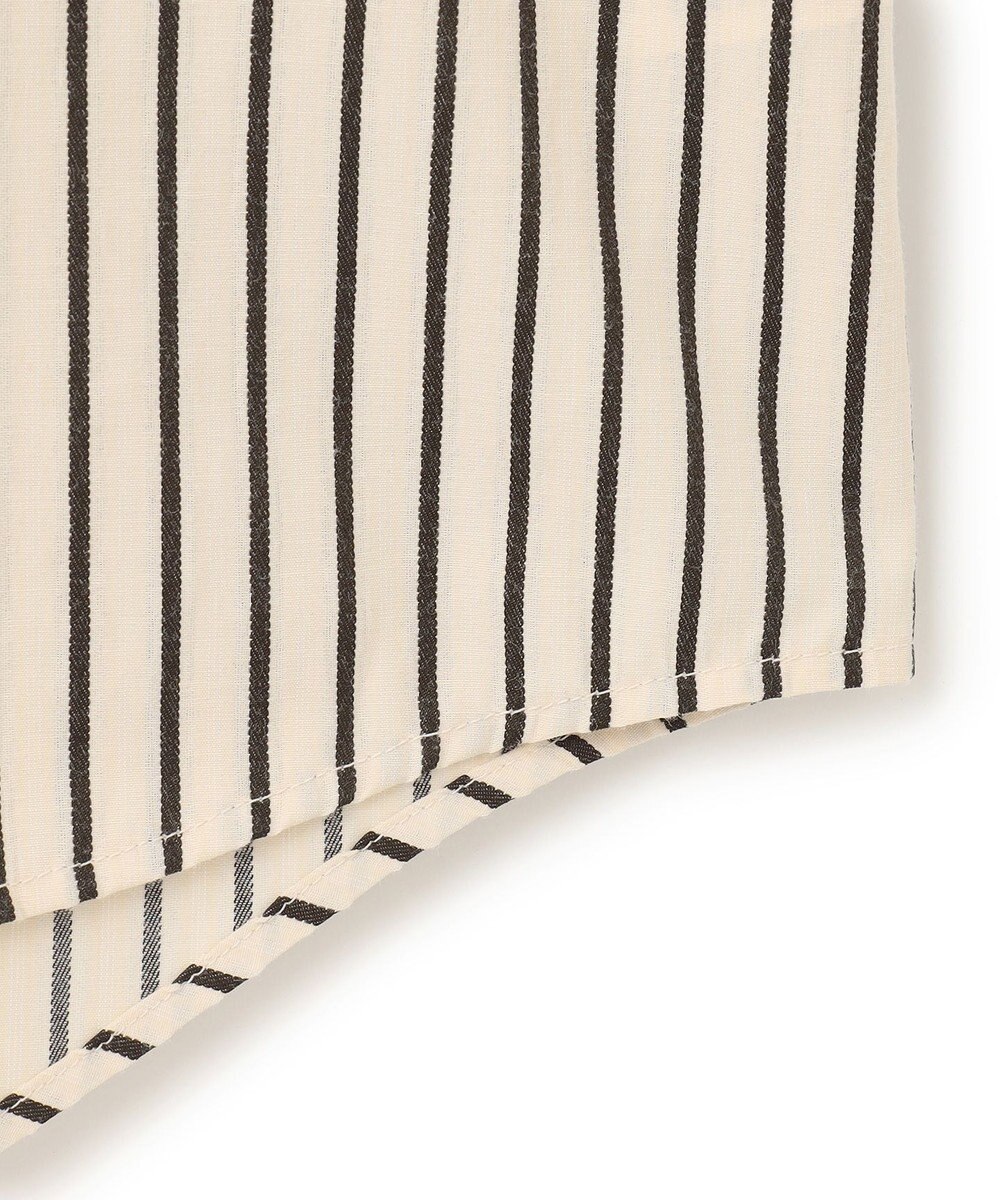 J.PRESS YORK STREET 【WOMEN】コットンタイプライター バンドカラーブラウス 