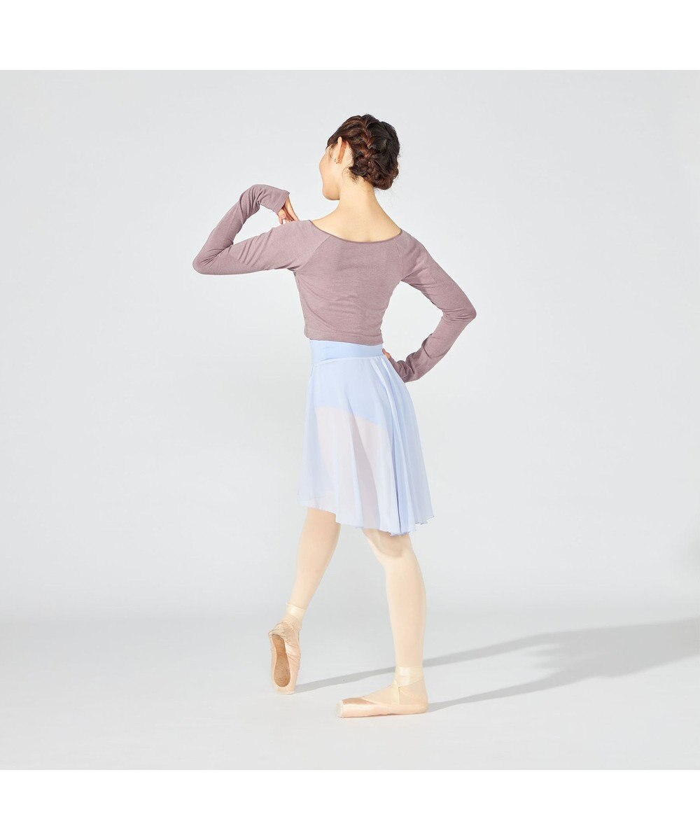 Chacott ラウンドネック・ショートトップ (サーモギア(R)糸使用） 