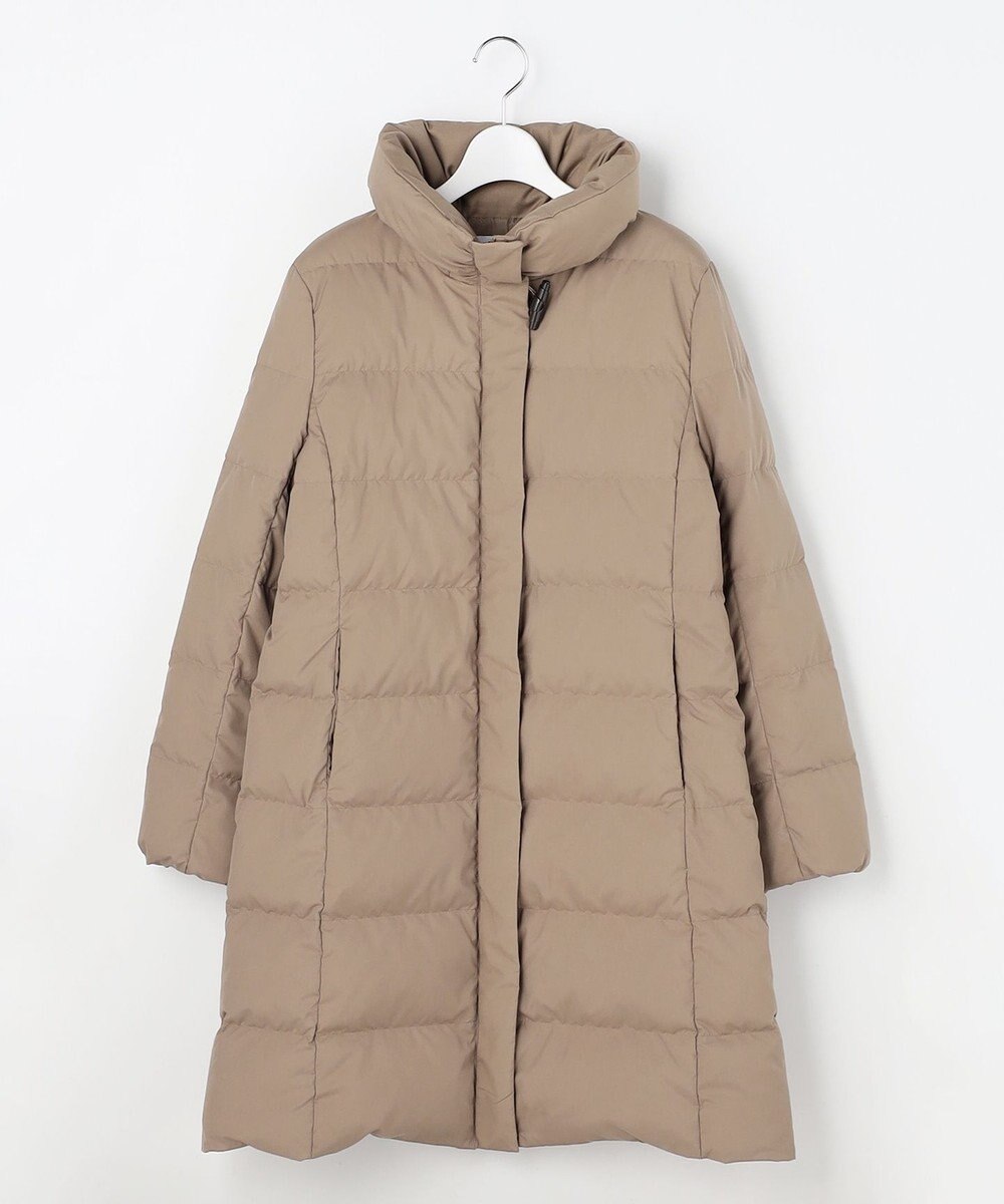 J.PRESS LADIES 【洗える・2way】タフタダウン ロング丈 コート 