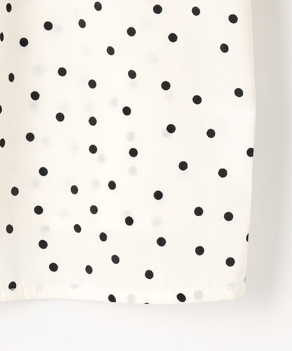 ANY 【洗濯機可・UVケア・接触冷感】フリルネックブラウス 