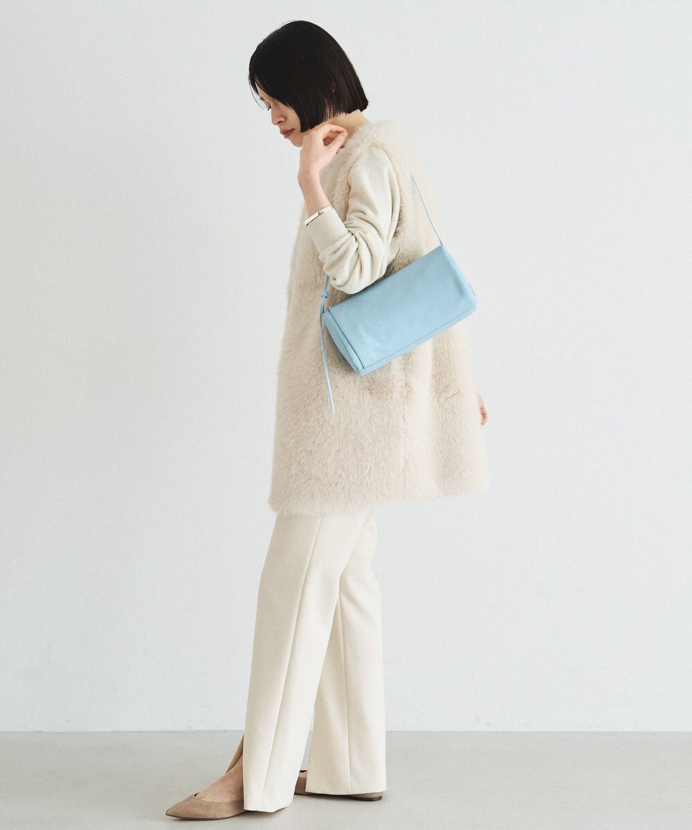 russet ソフトレザーロールショルダーバッグ(CE-1661) 