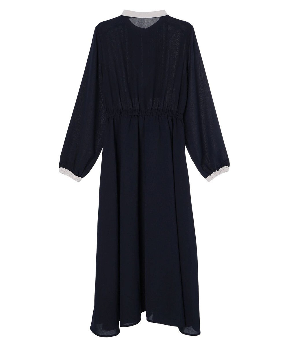 Green Parks ・ＥＬＥＮＣＡＲＥ　ＤＵＥ　バイカラーピンタックワンピ 