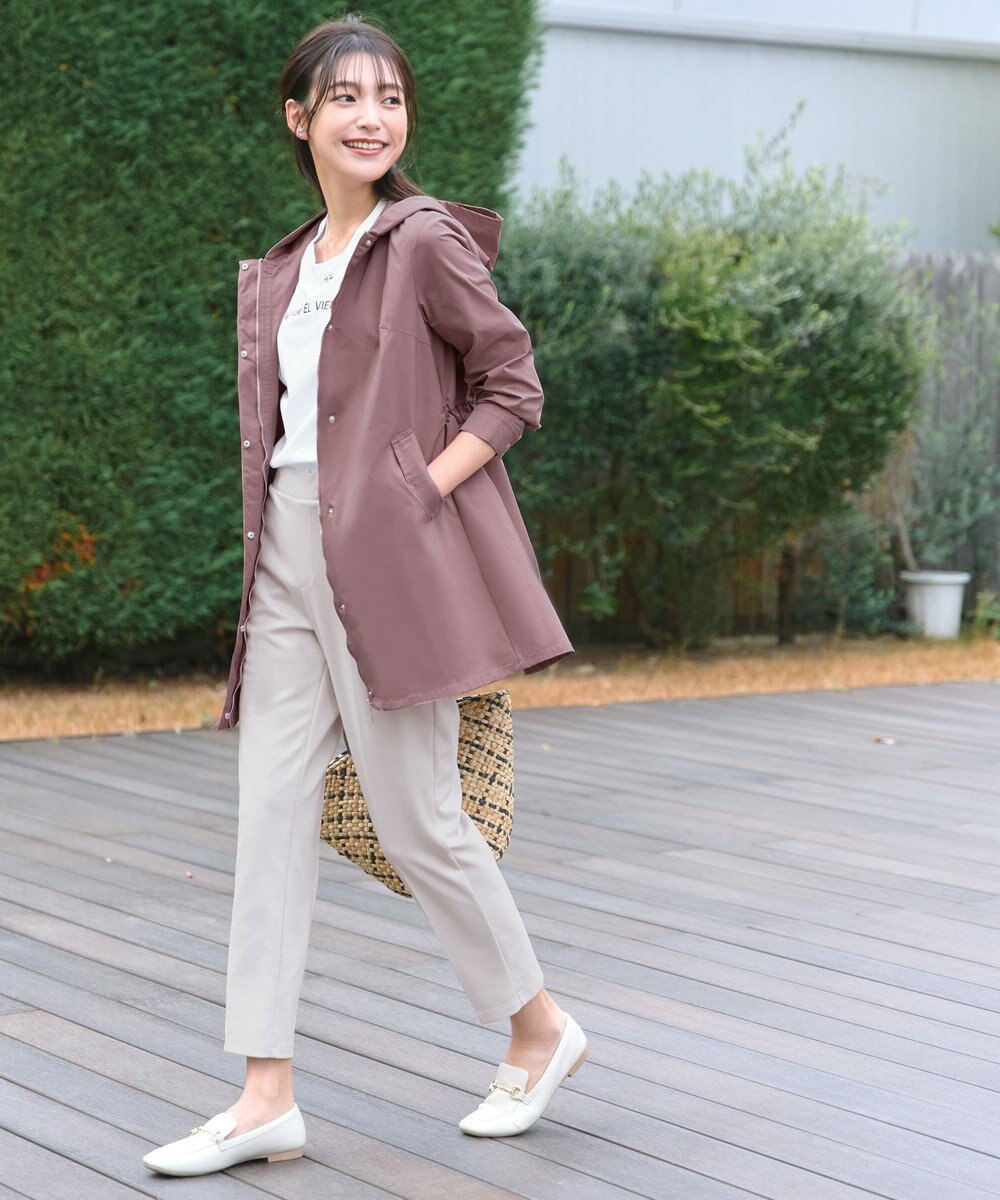 Tiaclasse L 【UVカット・吸水速乾】 “きれい見え” カットソーテーパードパンツ 