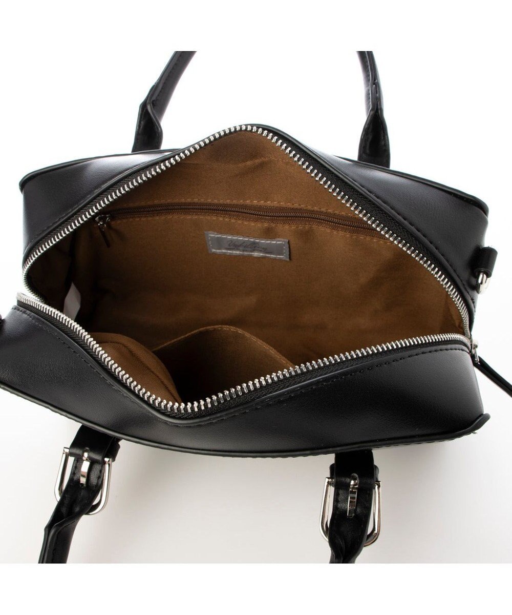 UNBILLION 【テレビ ドラマ着用アイテム】カシュカシュ cachecache / ベルトディテール横長ボストンバッグ 