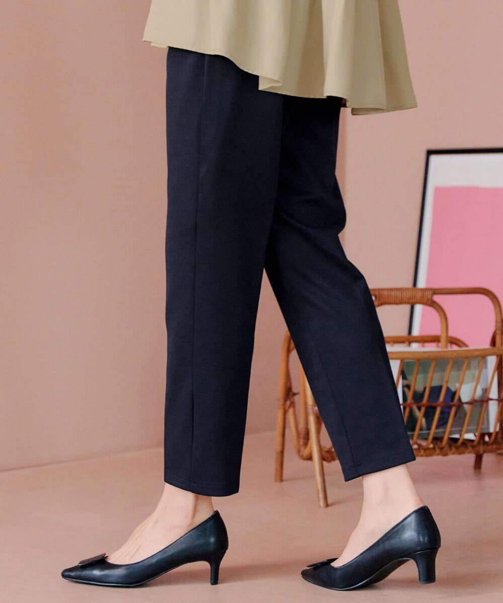 Tiaclasse L 【UVカット・吸水速乾】 “きれい見え” カットソーテーパードパンツ 