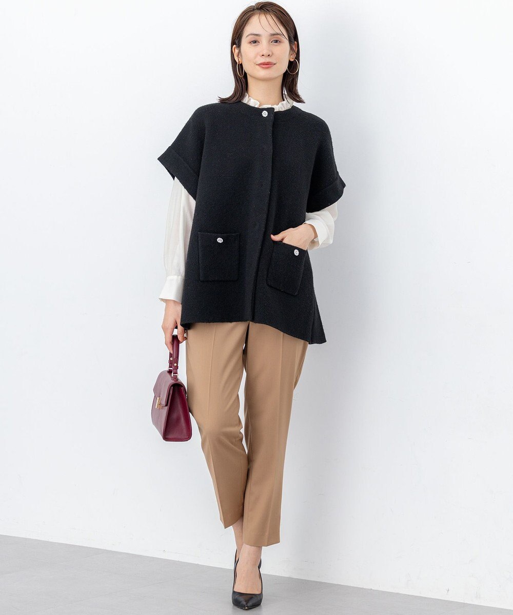 組曲 【WEB限定】プレーティングニットアウタージレ 