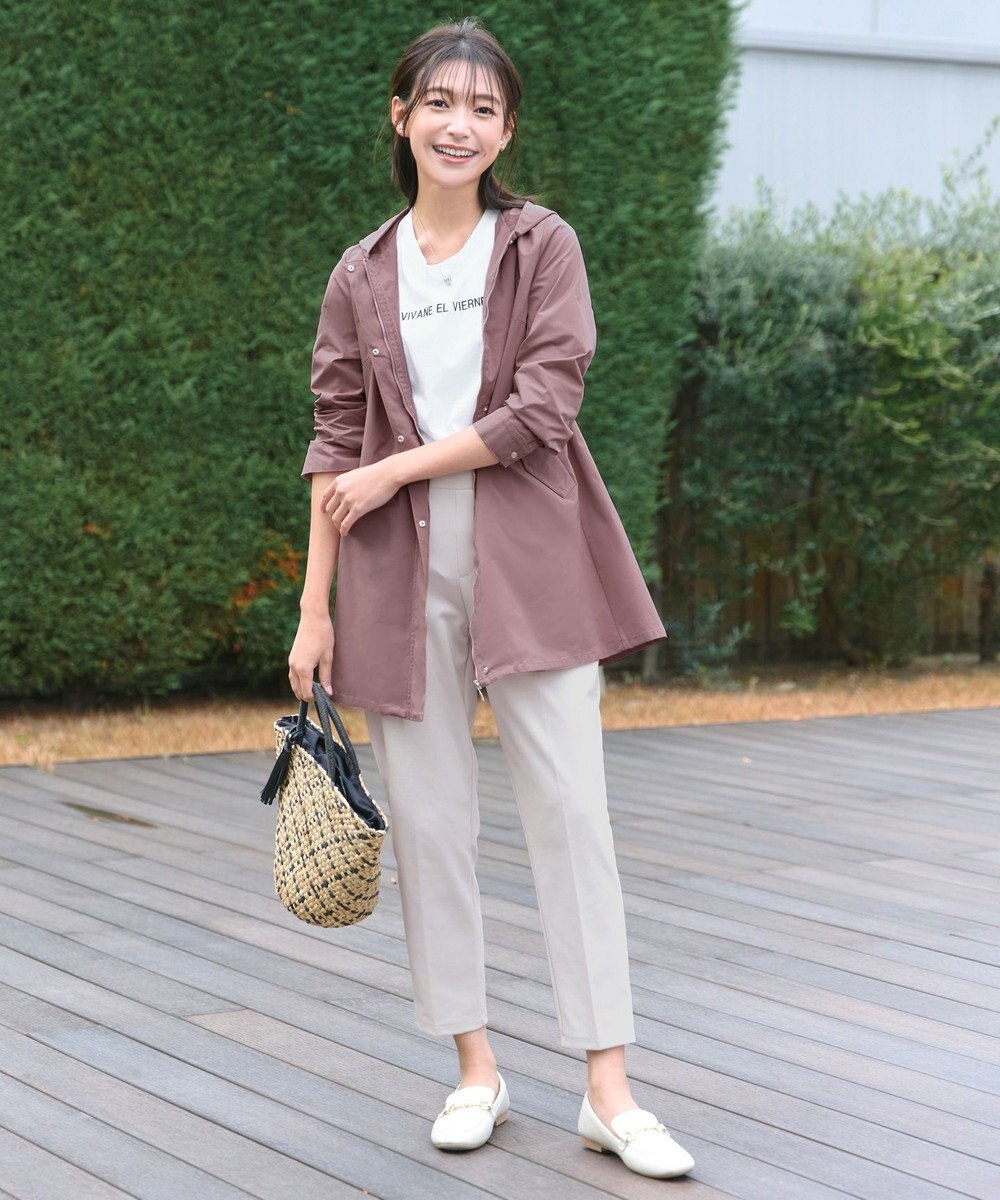 Tiaclasse L 【UVカット・吸水速乾】 “きれい見え” カットソーテーパードパンツ 