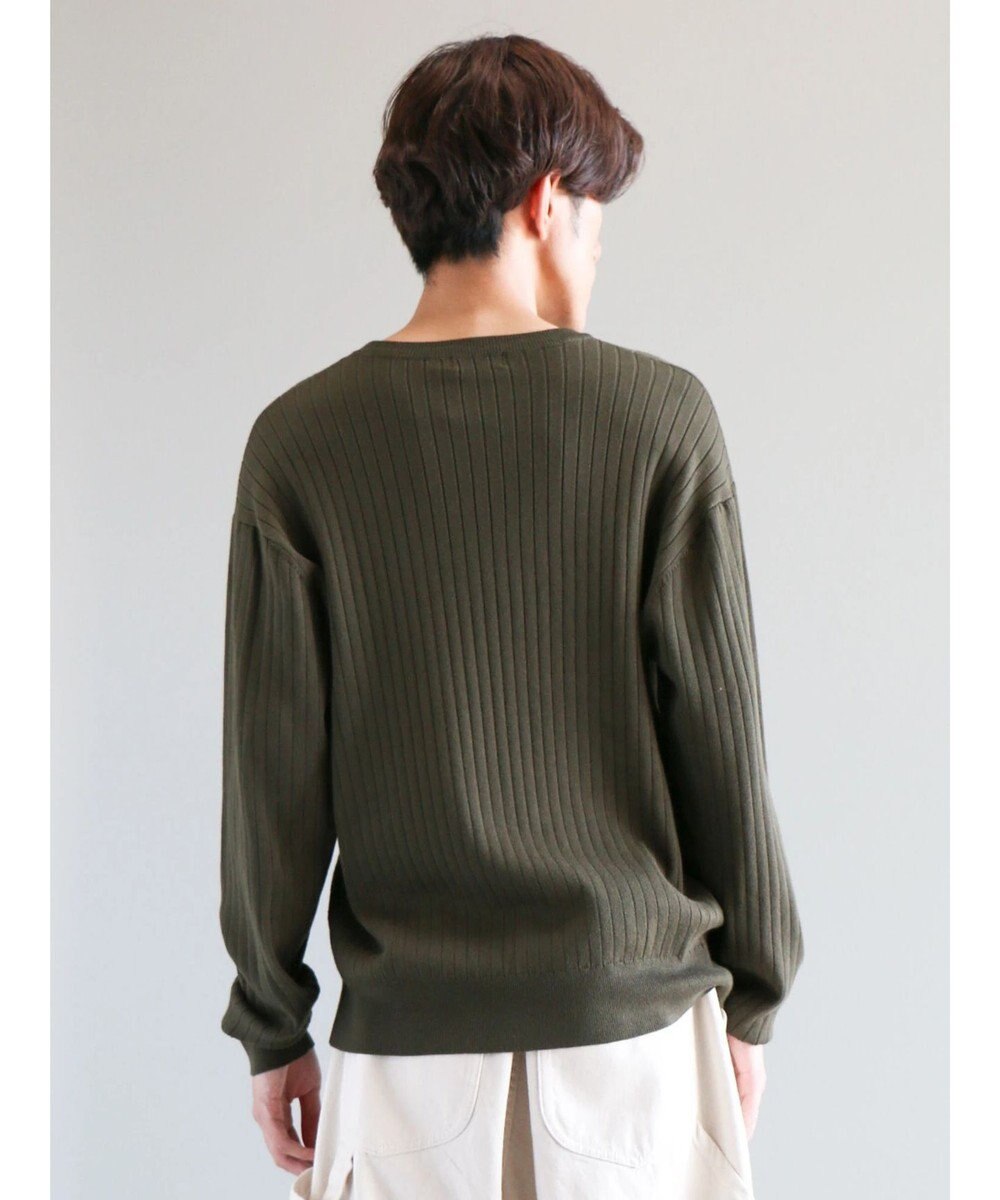 CRAFT STANDARD BOUTIQUE ワイドリブクルーネックニットプルオーバー 