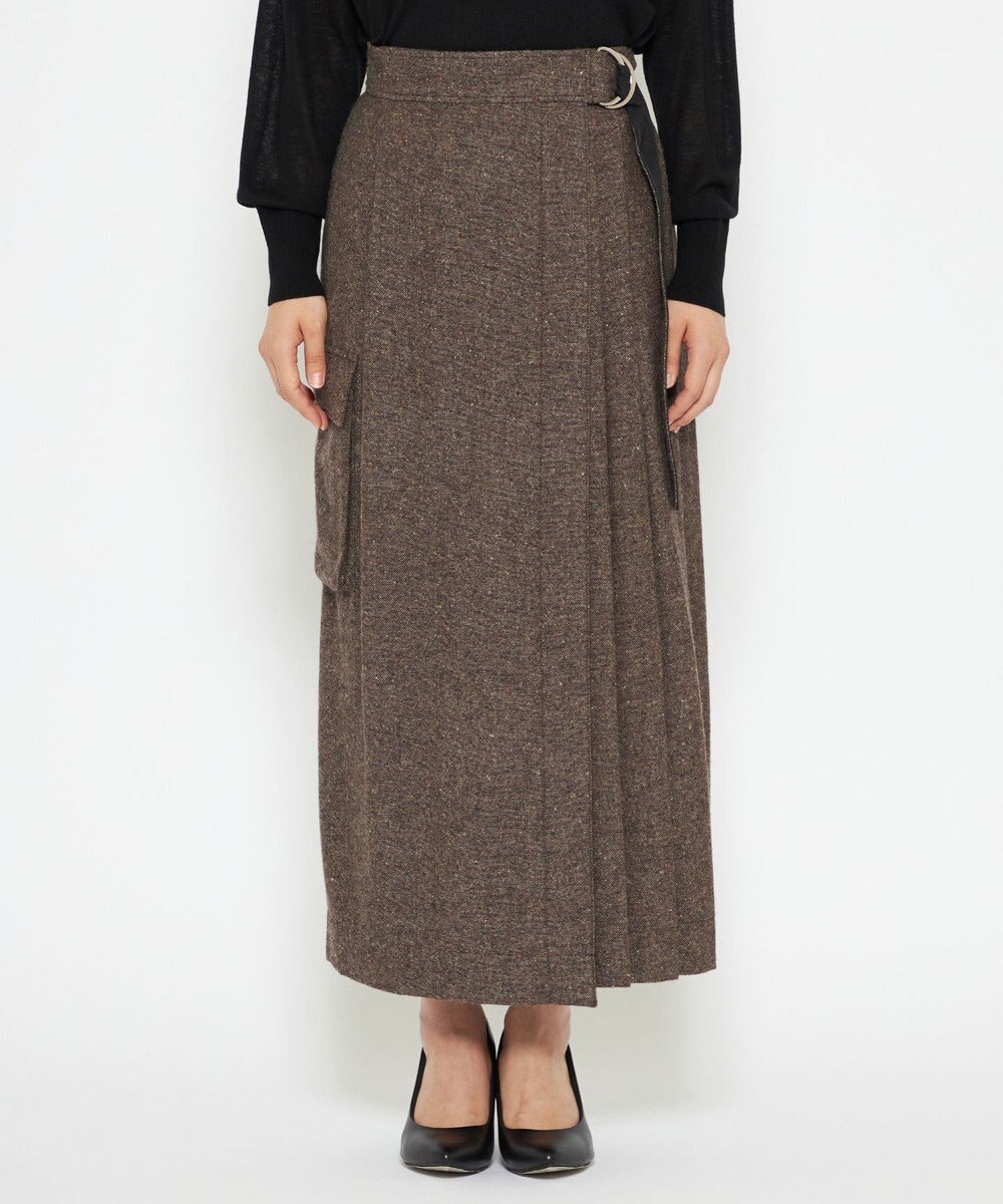 uncrave ネップツイード スカート（uncrave WHITE） 