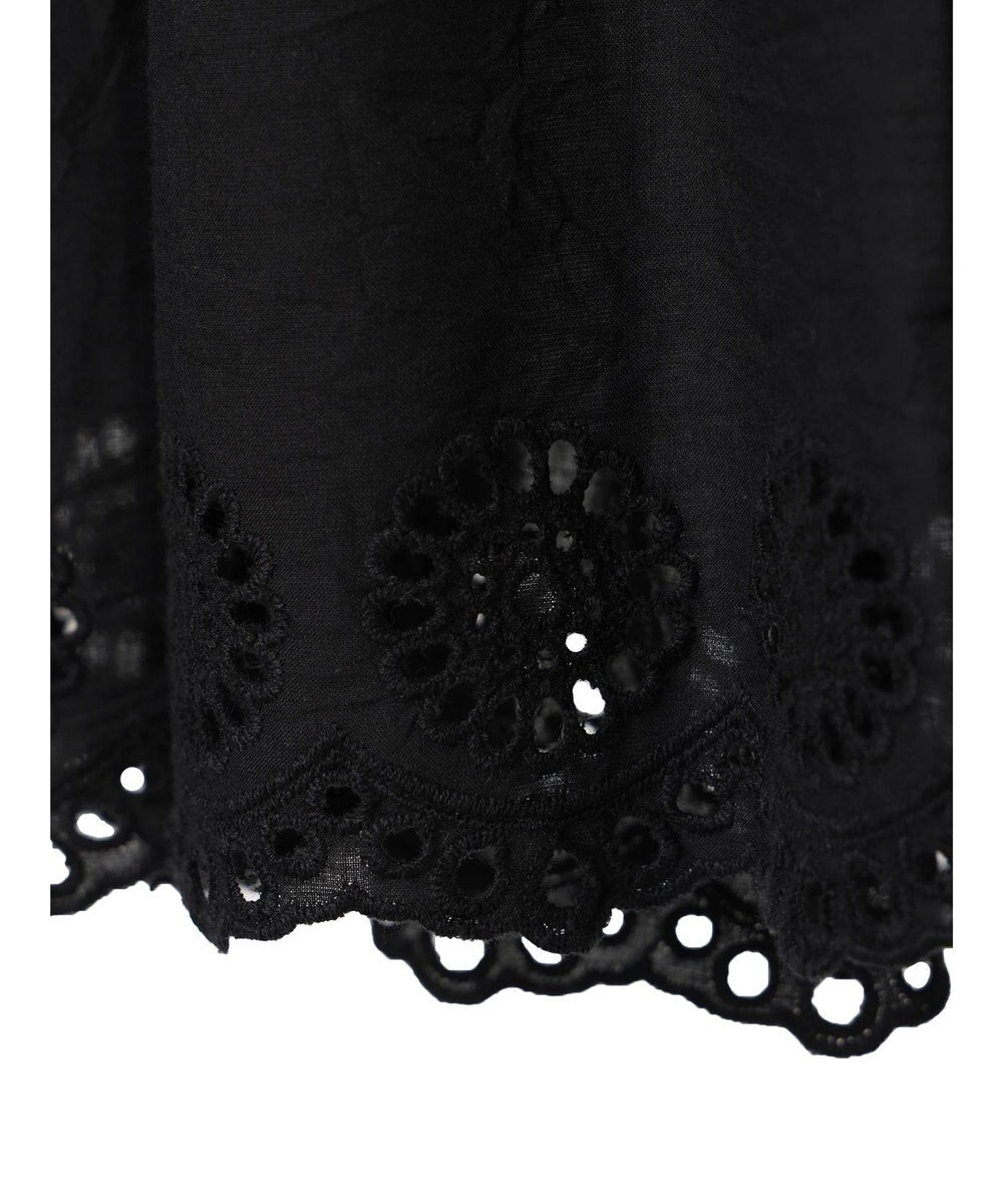 Green Parks ■ＥＳＣＡＲ　ウェーブカット×ローン刺繍ワンピース 