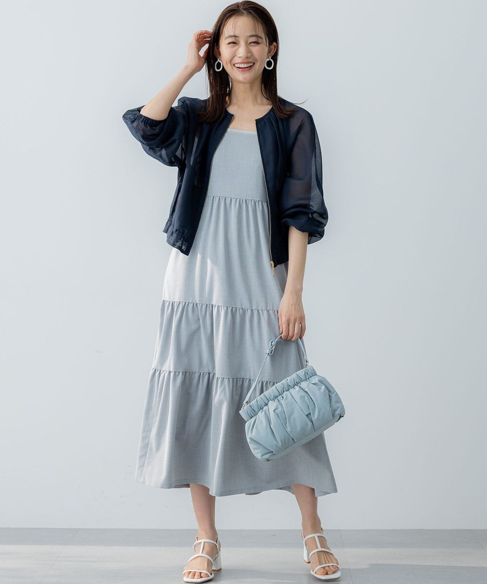 組曲 L カラーボイルノーカラー ブルゾン 