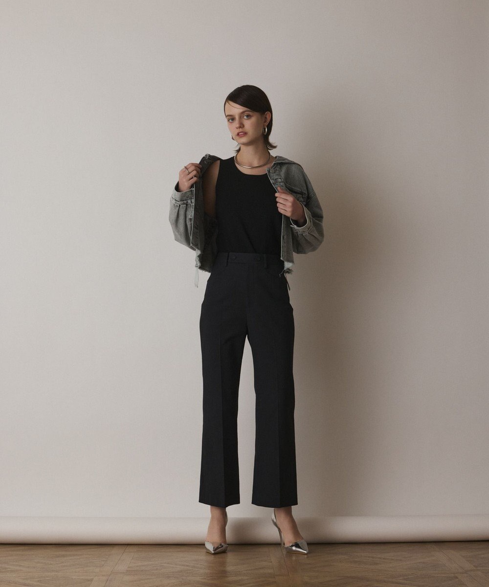 GRACE CONTINENTAL ストレッチフレアパンツ 