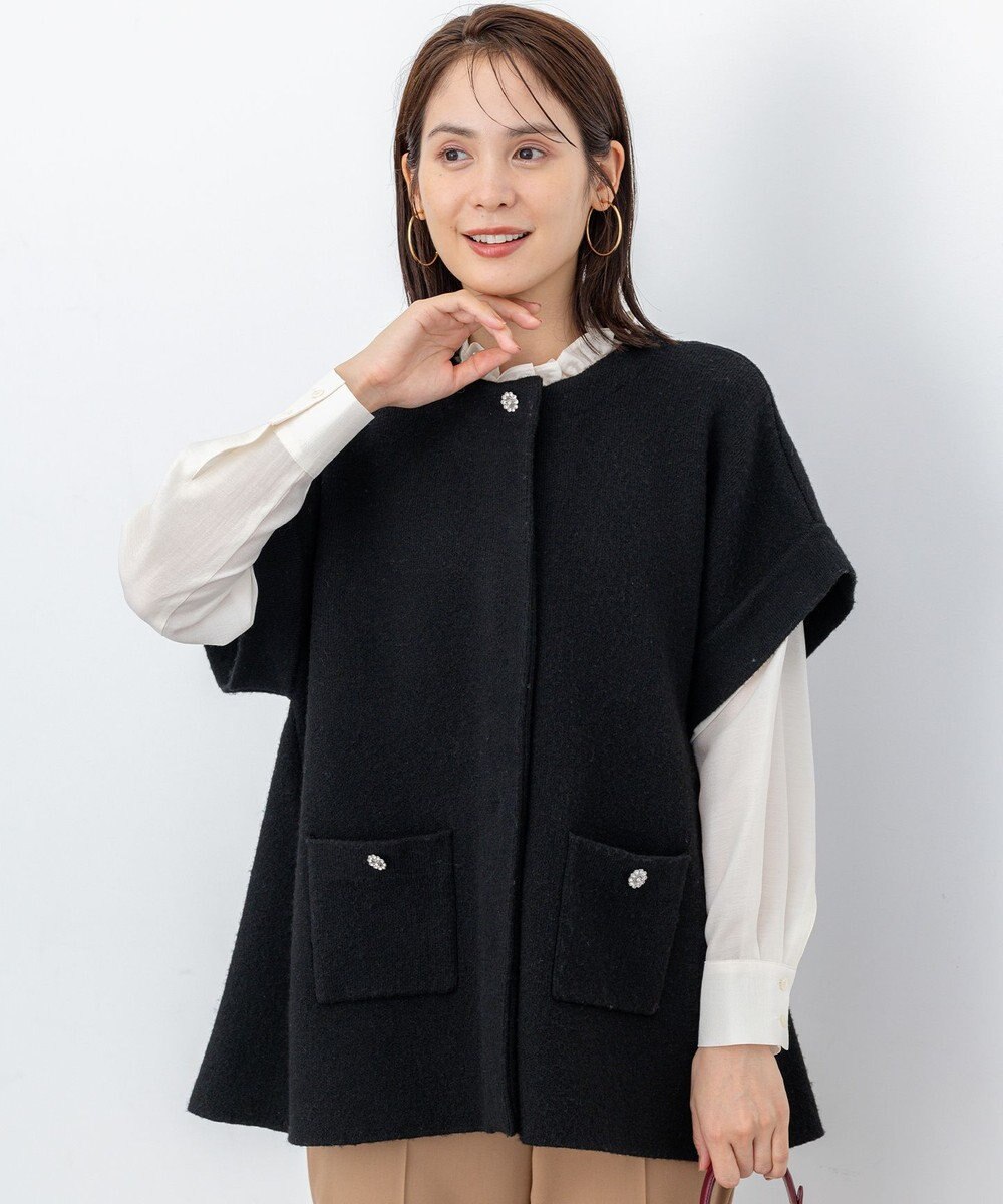 組曲 【WEB限定】プレーティングニットアウタージレ 