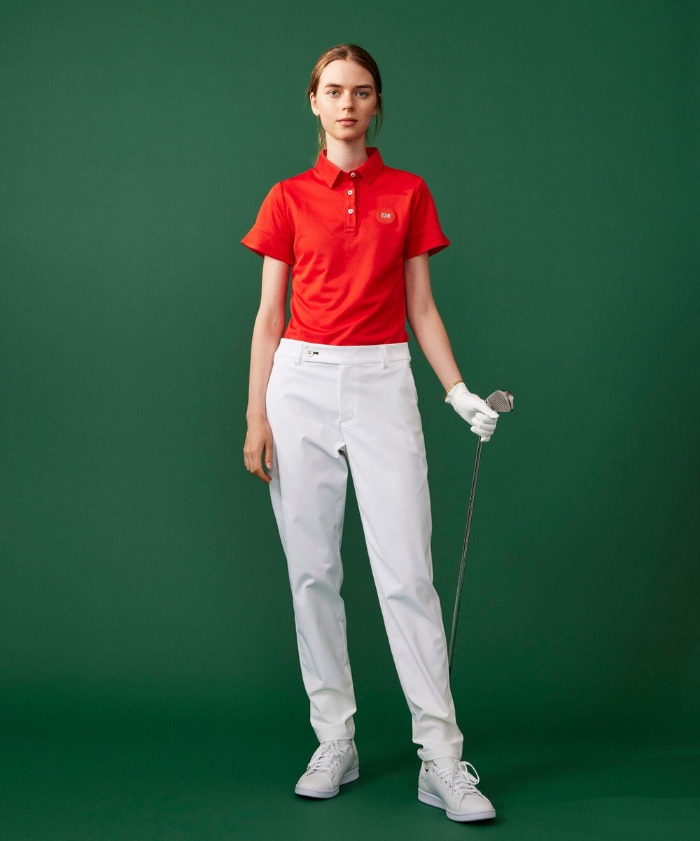 23区GOLF 盛夏対応のマルチ機能【接触冷感・UVケア・吸水速乾】【WOMEN】 カノコシャツ 