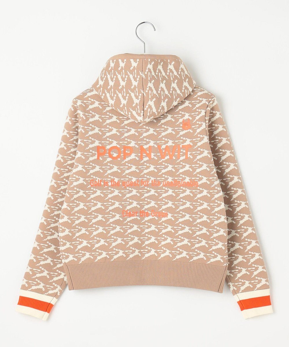 PW CIRCULUS 【イージーケア/軽量】【WOMEN】 MOFUモチーフ ニットフーディ 