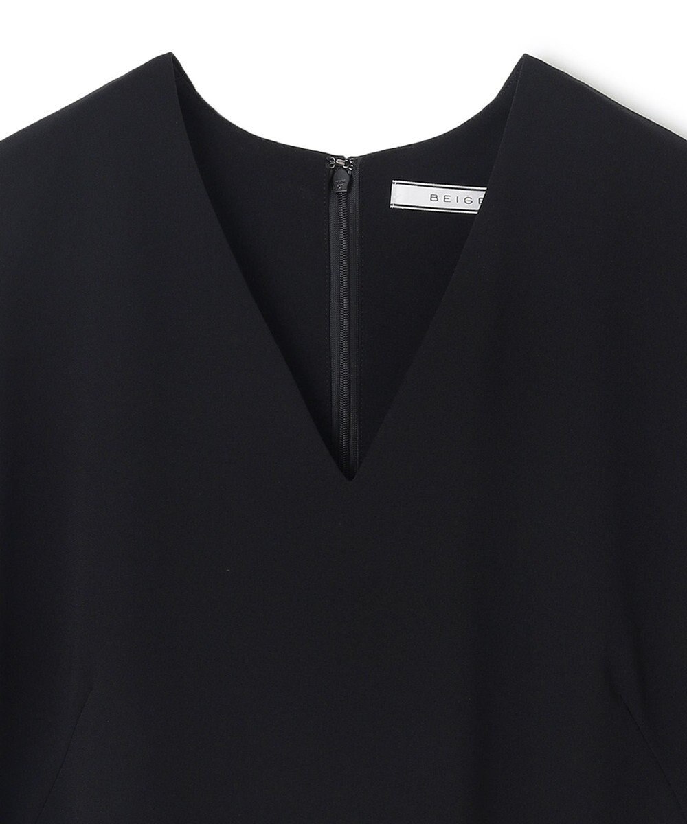 BEIGE， 【洗える】LORRAINE / Vネックドレス 